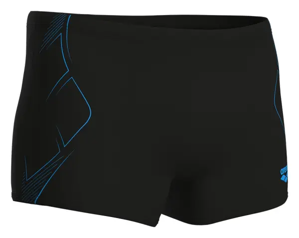 Плавки-боксери Arena GRAPHIC SWIM SHORT чорно-блакитні 011186-508