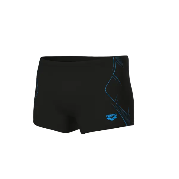 Плавки-боксери Arena GRAPHIC SWIM SHORT чорно-блакитні 011186-508
