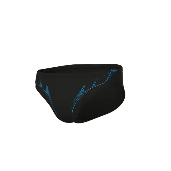 Плавки-брифи Arena GRAPHIC SWIM BRIEFS чорно-блакитні 011187-508