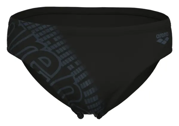 Плавки-брифи Arena PLAYFUL SWIM BRIEFS чорно-сірі 011782-505