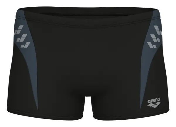 Плавки-боксери Arena STEPLOGO SWIM SHORT чорно-сірі 011785-550