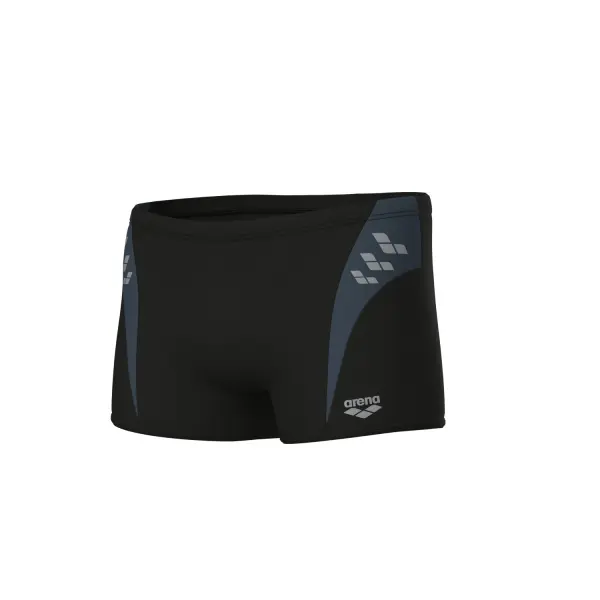 Плавки-боксери Arena STEPLOGO SWIM SHORT чорно-сірі 011785-550