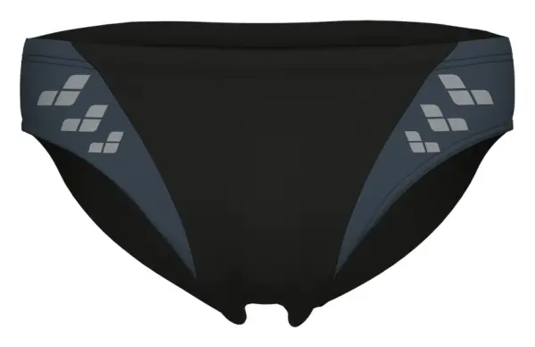 Плавки-брифи Arena STEPLOGO SWIM BRIEFS чорно-сірі 011786-550