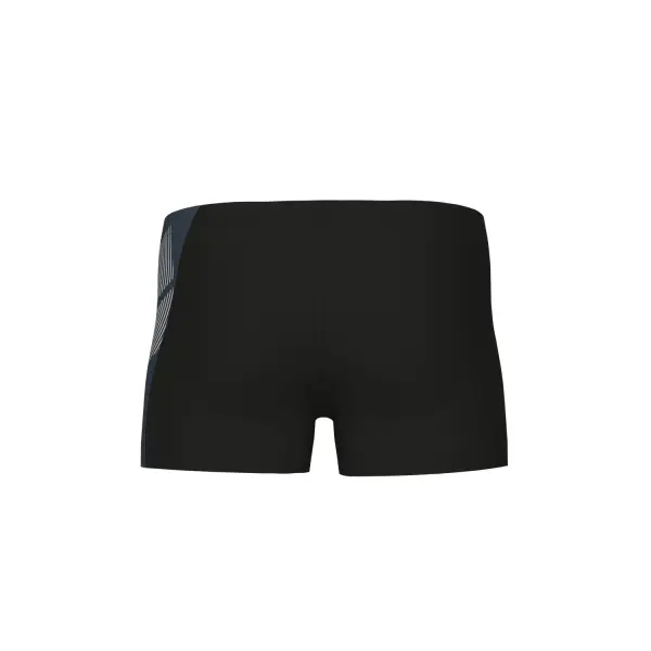 Плавки-боксери Arena PRINTED SPLICE SWIM SHORT чорно-сірі 011837-551
