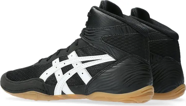 Борцовки дитячі Asics MATFLEX 7 чорно-білі 1084A011-001