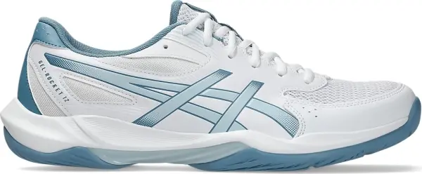 Кроссовки волейбольные Asics GEL-ROCKET 12 бело-дымчато-голубые 1071A116-103