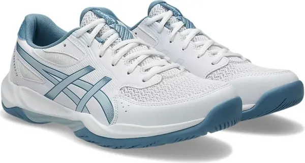 Кроссовки волейбольные Asics GEL-ROCKET 12 бело-дымчато-голубые 1071A116-103