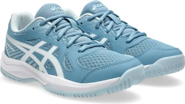 Кроссовки волейбольные детские Asics UPCOURT 6 дымчато-голубо-белые 1074A045-403