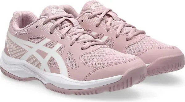Кроссовки волейбольные детские Asics UPCOURT 6 светло-розово-белые 1074A045-702
