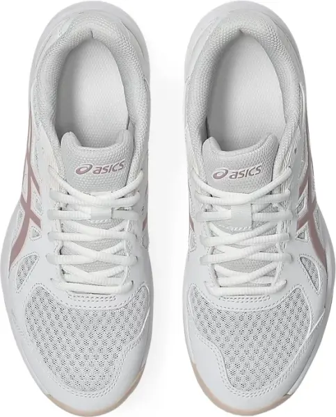 Кросівки волейбольні жіночі Asics UPCOURT 6 біло-світло-рожеві 1072A107-104