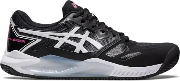 Кросівки тенісні Asics GEL-CHALLENGER 13 CLAY чорно-біло-рожеві 1041A221-003