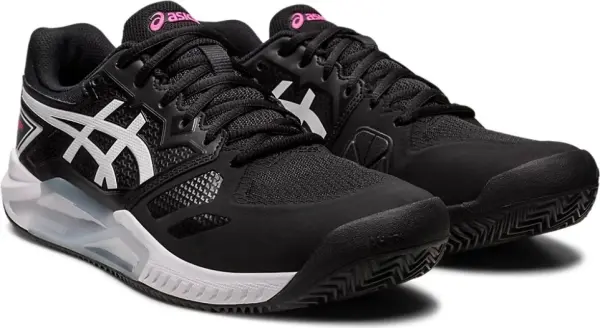 Кросівки тенісні Asics GEL-CHALLENGER 13 CLAY чорно-біло-рожеві 1041A221-003