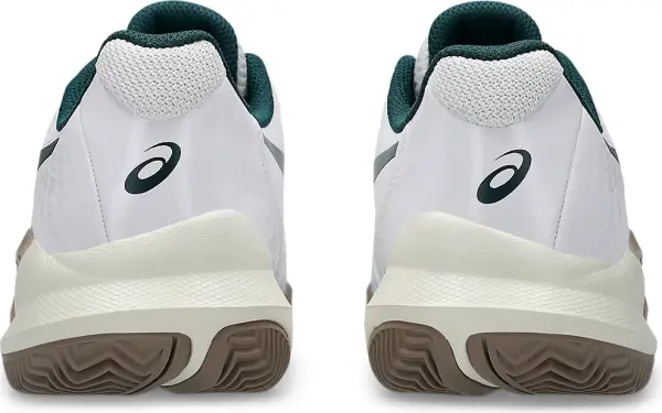 Кроссовки теннисные Asics GEL-CHALLENGER 14 CLAY бело-темно-зелено-коричневые 1041A449-104