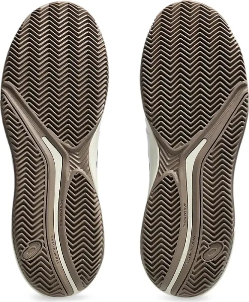 Кроссовки теннисные Asics GEL-CHALLENGER 14 CLAY бело-темно-зелено-коричневые 1041A449-104