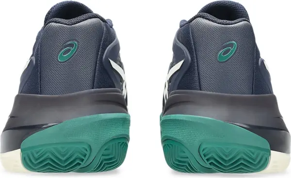 Кроссовки теннисные Asics GEL-RESOLUTION X CLAY темно-сине-бело-зеленые 1041A485-400