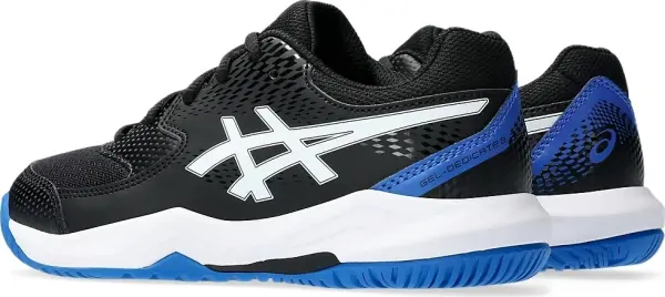 Кросівки тенісні дитячі Asics GEL-DEDICATE 8 чорно-синьо-білі 1044A077-002