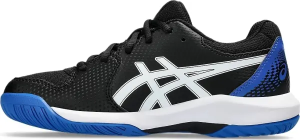 Кросівки тенісні дитячі Asics GEL-DEDICATE 8 чорно-синьо-білі 1044A077-002