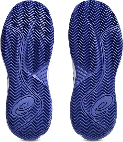 Кроссовки теннисные детские Asics GEL-RESOLUTION X CLAY бело-синие 1044A080-100