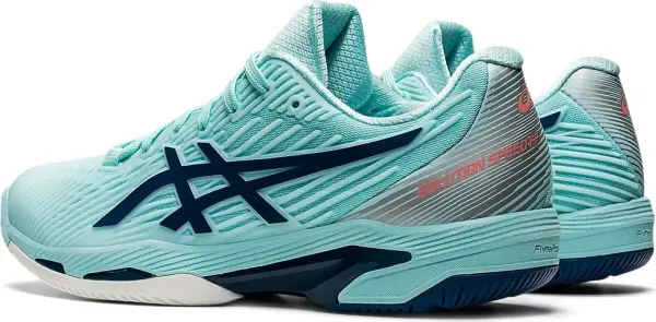 Кросівки тенісні жіночі Asics SOLUTION SPEED FF 2 HARDCOURT бірюзово-сріблясто-темно-сині 1042A136-403