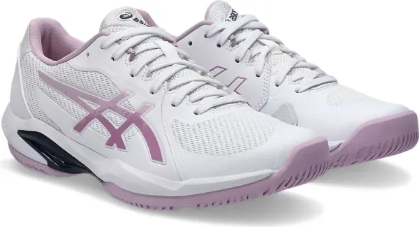 Кроссовки теннисные женские Asics SOLUTION SWIFT FF 2 бело-сиреневые 1042A265-102