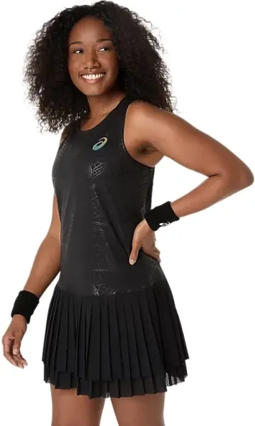 Сукня для тенісу жіноча Asics MATCH DRESS NIGHT ENERGY чорна 2042A386-001
