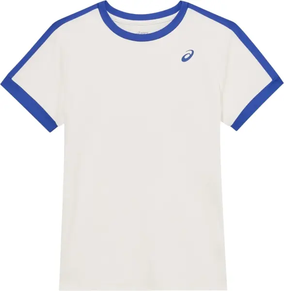 Футболка для тенісу дитяча Asics BOYS TENNIS SS TOP молочно-синя 2044A044-100