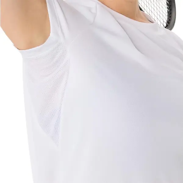 Футболка для тенісу жіноча Asics COURT SS TOP біла 2042A371-100
