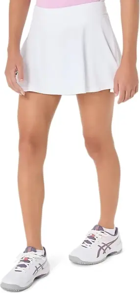 Спідниця для тенісу дитяча Asics GIRLS TENNIS SKORT біла 2044A043-100