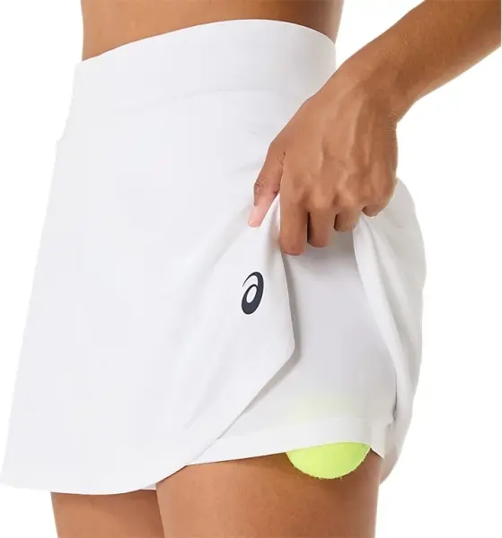 Спідниця для тенісу жіноча Asics COURT SKIRT біла 2042A369-100