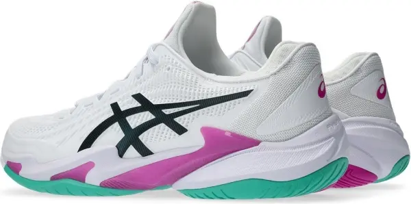 Кросівки тенісні Asics COURT FF 3 ALL COURT біло-рожево-бірюзові 1041A370-106