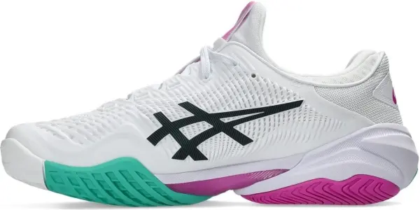 Кросівки тенісні Asics COURT FF 3 ALL COURT біло-рожево-бірюзові 1041A370-106