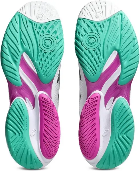 Кросівки тенісні Asics COURT FF 3 ALL COURT біло-рожево-бірюзові 1041A370-106