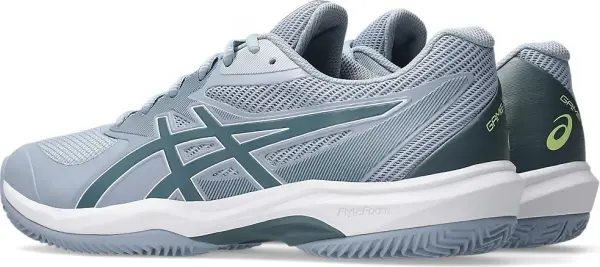 Кроссовки теннисные Asics GAME FF CLAY/OC серо-темно-зеленые 1041A490-400