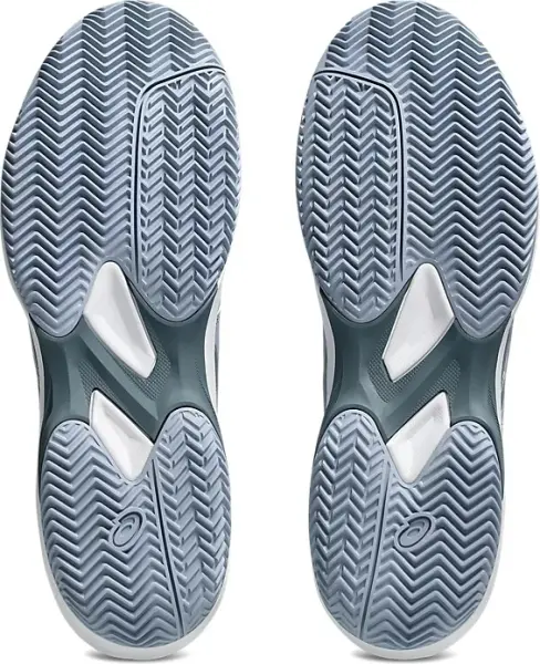 Кроссовки теннисные Asics GAME FF CLAY/OC серо-темно-зеленые 1041A490-400