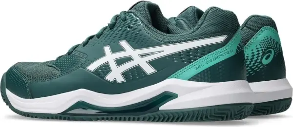 Кроссовки теннисные Asics GEL-DEDICATE 8 CLAY темно-зелено-бело-зеленые 1041A448-300