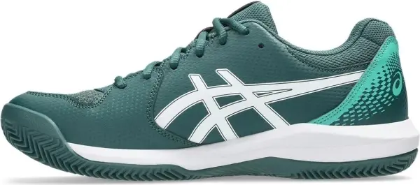 Кроссовки теннисные Asics GEL-DEDICATE 8 CLAY темно-зелено-бело-зеленые 1041A448-300