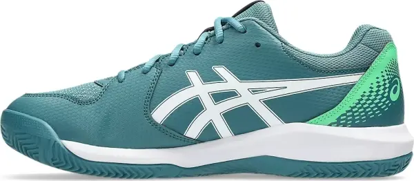 Кроссовки теннисные Asics GEL-DEDICATE 8 PADEL темно-зелено-бело-зеленые 1041A414-301