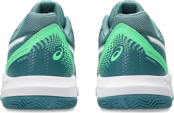 Кроссовки теннисные Asics GEL-DEDICATE 8 PADEL темно-зелено-бело-зеленые 1041A414-301