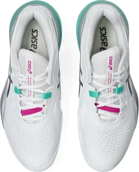 Кросівки тенісні Asics GEL-RESOLUTION X біло-бірюзово-рожеві 1041A481-103