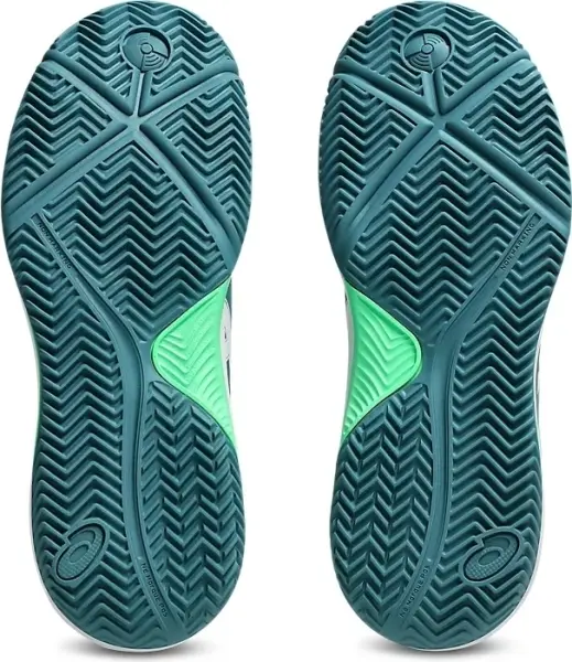 Кросівки тенісні дитячі Asics GEL-DEDICATE 8 PADEL темно-зелено-біло-зелені 1044A064-301