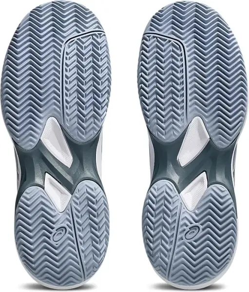 Кроссовки теннисные детские Asics GEL-GAME CLAY/OC серо-темно-зеленые 1044A082-400