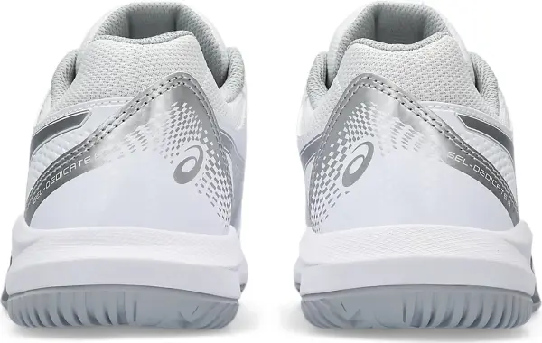 Кроссовки теннисные женские Asics GEL-DEDICATE 8 бело-серебряные 1042A237-101
