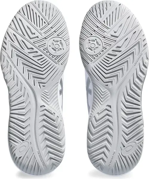 Кроссовки теннисные женские Asics GEL-DEDICATE 8 бело-серебряные 1042A237-101