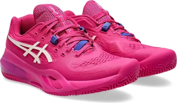 Кросівки тенісні жіночі Asics GEL-RESOLUTION X CLAY рожево-синьо-білі 1042A277-700