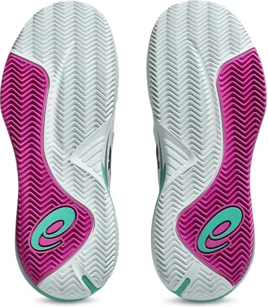 Кросівки тенісні Asics GEL-RESOLUTION X CLAY біло-бірюзово-рожеві 1041A485-103
