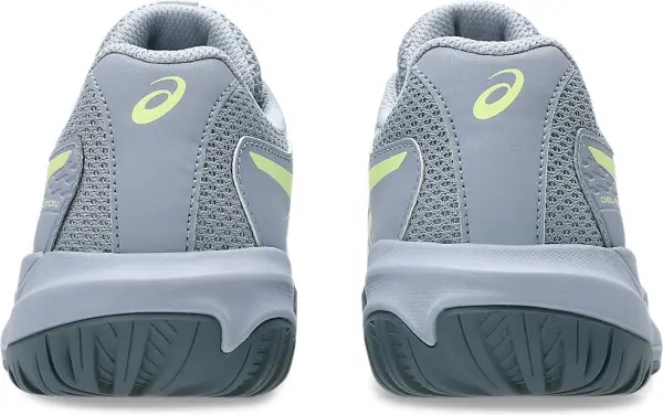 Кроссовки теннисные детские Asics GEL-RESOLUTION X серо-лимонные 1044A081-402