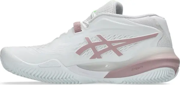 Кросівки тенісні жіночі Asics GEL-RESOLUTION X CLAY біло-світло-рожево-салатові 1042A277-104