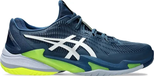 Кроссовки теннисные Asics COURT FF 3 ALL COURT темно-сине-лимонно-белые 1041A370-402