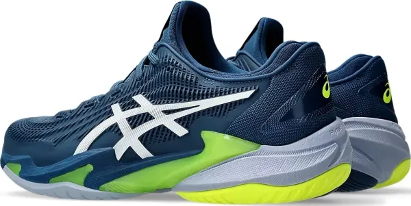 Кроссовки теннисные Asics COURT FF 3 ALL COURT темно-сине-лимонно-белые 1041A370-402