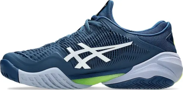 Кроссовки теннисные Asics COURT FF 3 ALL COURT темно-сине-лимонно-белые 1041A370-402